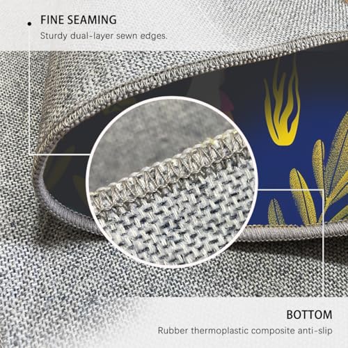 Tapis sans perte de poils lavable 120x180cm avec envers antidérapant - 7