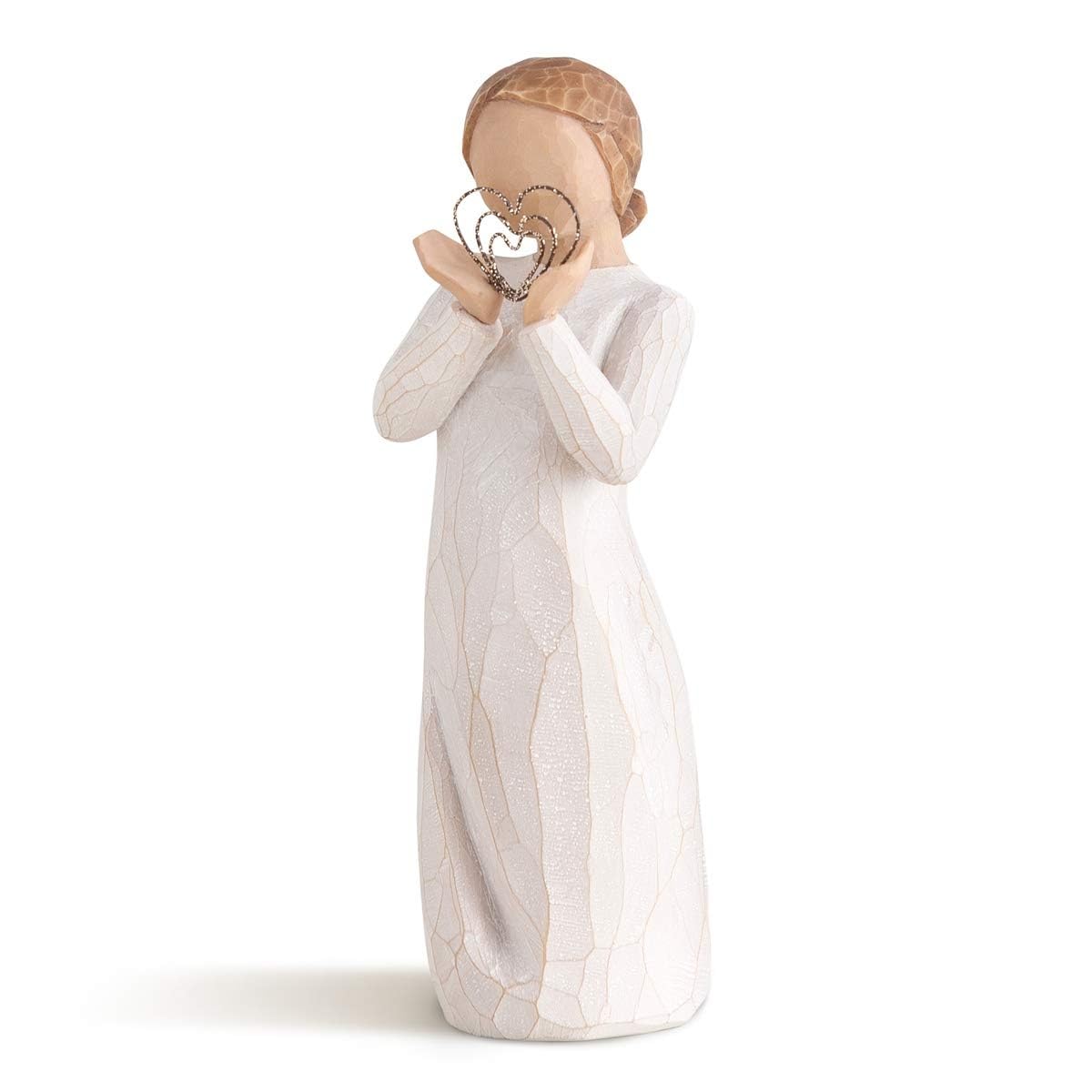 Enesco Willow Tree Figurka Miłości Dekoracja, Kamień, Beżowy/Biały, 17.50 cm
