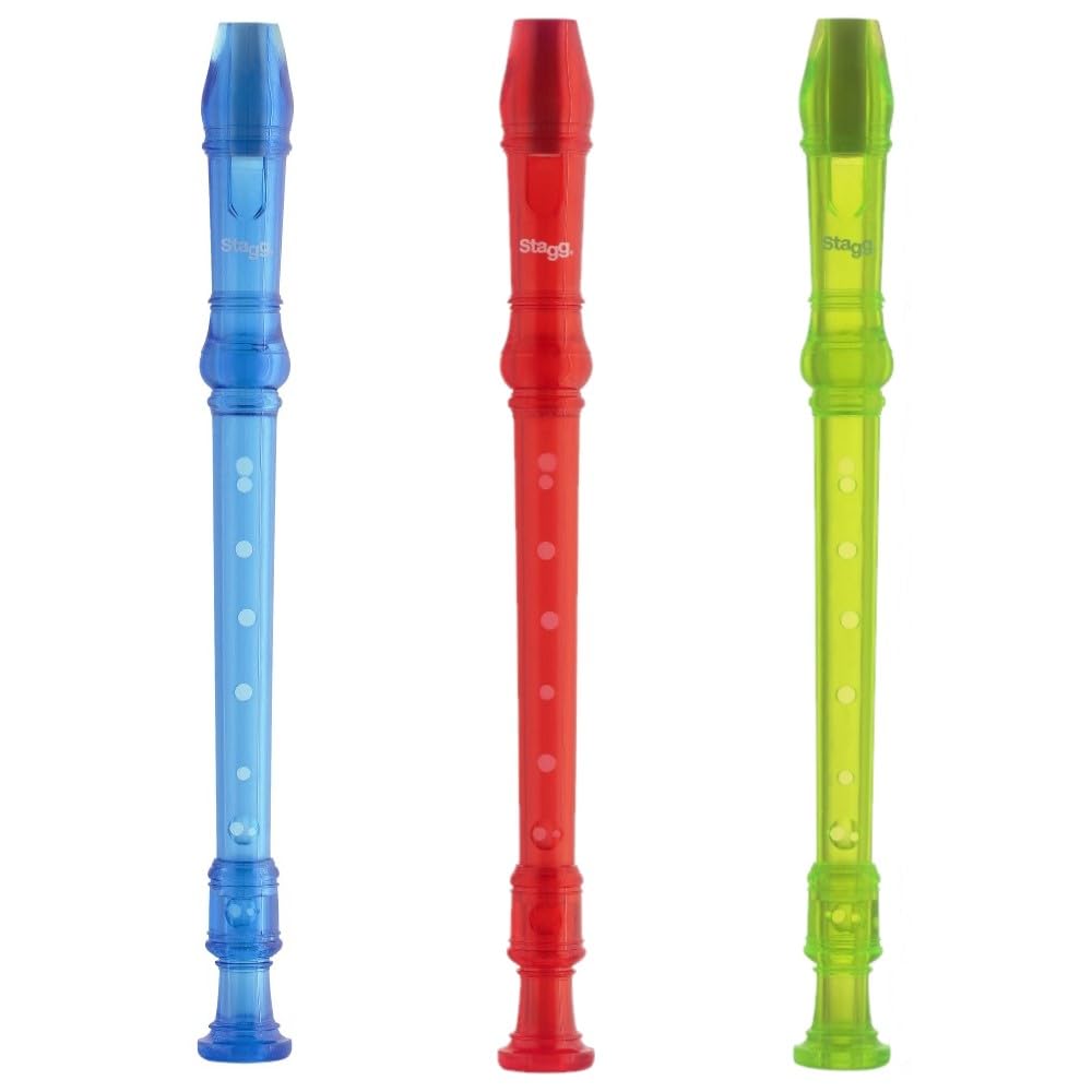 Flûte En Plastique Aulos 502B – 3 Pièces, Doigté Allemand, Avec Pochette Cuir, Idéale Débutants