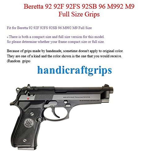Handicraftgrips New Beretta 92 92F 92G 92Fs Fs 92Sb 96 M992 M9 Full Size Grips Full Size White Pearl Color Resin Polymer Polyester Handmade #Bfr02 #TOP4