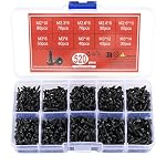 qxayxa – 520 Stk. Selbstschneidende Schrauben M2-M3 TORX schwarz