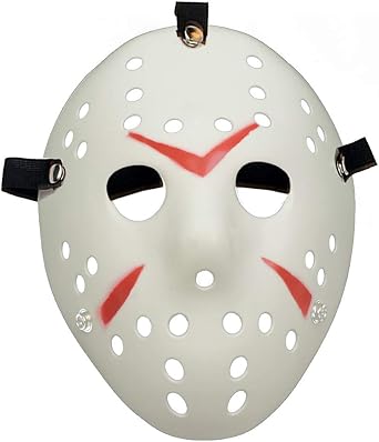 Jason Mask Cosplay Scary Halloween Costume Mask Prop Horror Movie Hockey Goalie