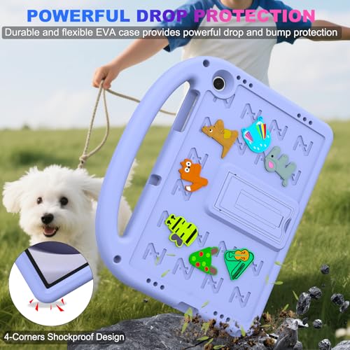 Étui pour Tab A9 Plus violet en finitions premium coque antichoc