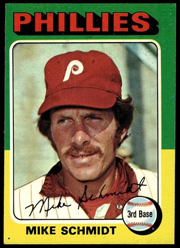 1975 Topps #70 Mike Schmidt Philadelphia Phillies (Baseball Card) EX Phillies