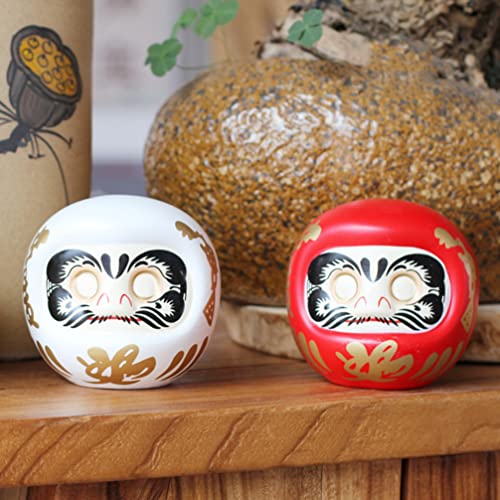 NUOBESTY Cofrinho Boneco Daruma Em Miniatura Pequena Boneco Daruma Da Sorte Potes Para Guardar Moeda