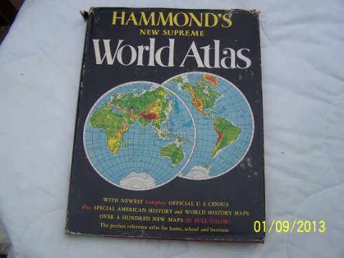 Hammond's New Supreme World Atlas [Unknown] B000MX3M8C Book Cover
