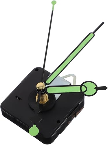 Miniatura 9 de DOITOOL 1 juego de repuesto de mecanismo de reloj, movimiento de reloj 3D con manecillas luminosas para relojes de pared de bricolaje, pantalla