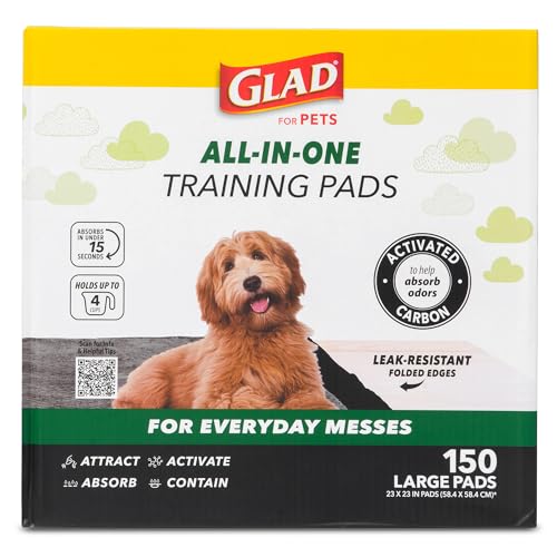 Glad for Pets Black Charcoal Puppy Pads...