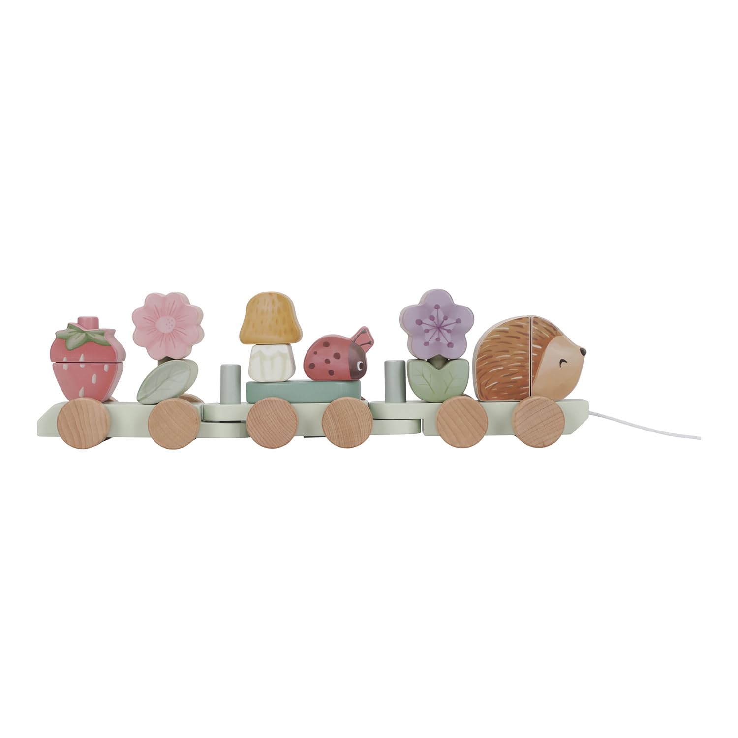 Little Dutch 7335 FSC Holz Eisenbahn Zug mit Steck-Formen - Fairy Garden