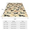 amepay Horse Blanket Animal Grass Pattern Print Flannel Throw Blankets for Home Couch Bed Sofa Soft Fuzzy Lightweight Decor Gifts for All Season 60x50 Inches #2
