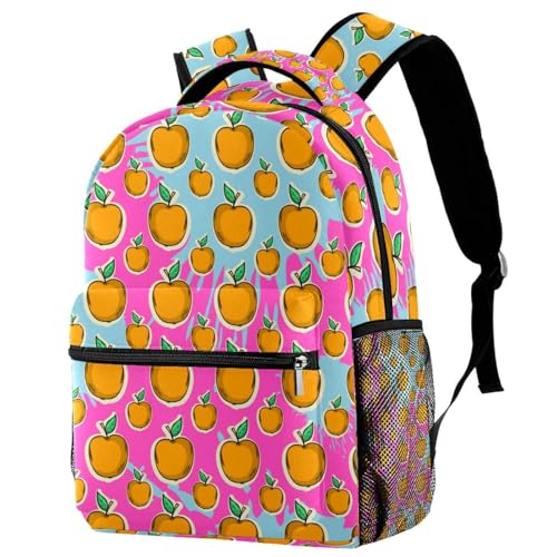 Sac à dos d'école multicolore aux motifs de fruits pour filles et garçons