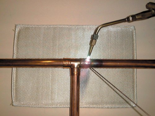 Ecran Pro' Thermique Double face Isolant pour soudure Castolin Cover