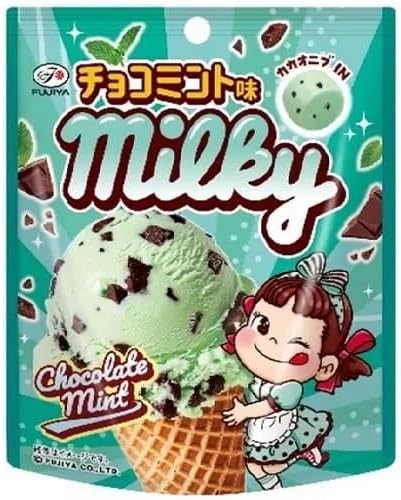 ミルキー チョコミント味