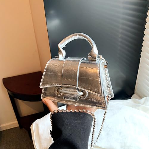 Image of Mini Purses for Women Y2K Purses Top Handle Crossbody Bag Clutch Shoulder Handbag for Cocktail Party Prom Wedding