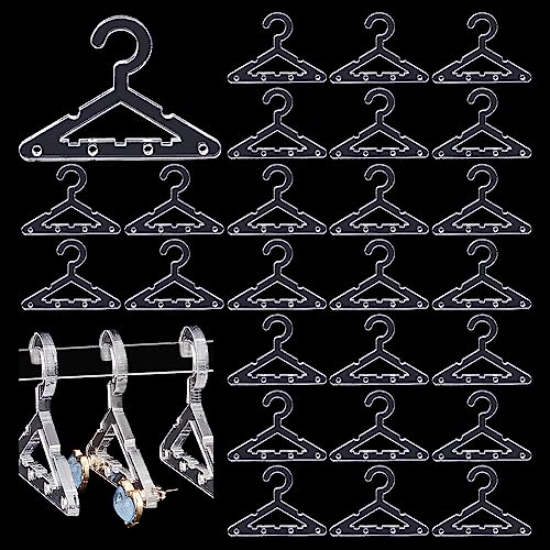 PH PandaHall 30 Perchas Transparentes Pendientes Titular Collar Mini Colgador joyería exhibición Pendientes Colgantes Organizador acrílico Pendientes Expositor para Personal, sólo Colgador