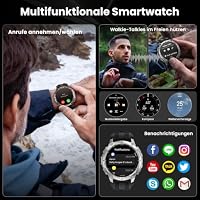 KOSPET Tank T4 Robuste Smartwatch Herren, Dual-Band GPS&Offline-Karten – Ansicht 9