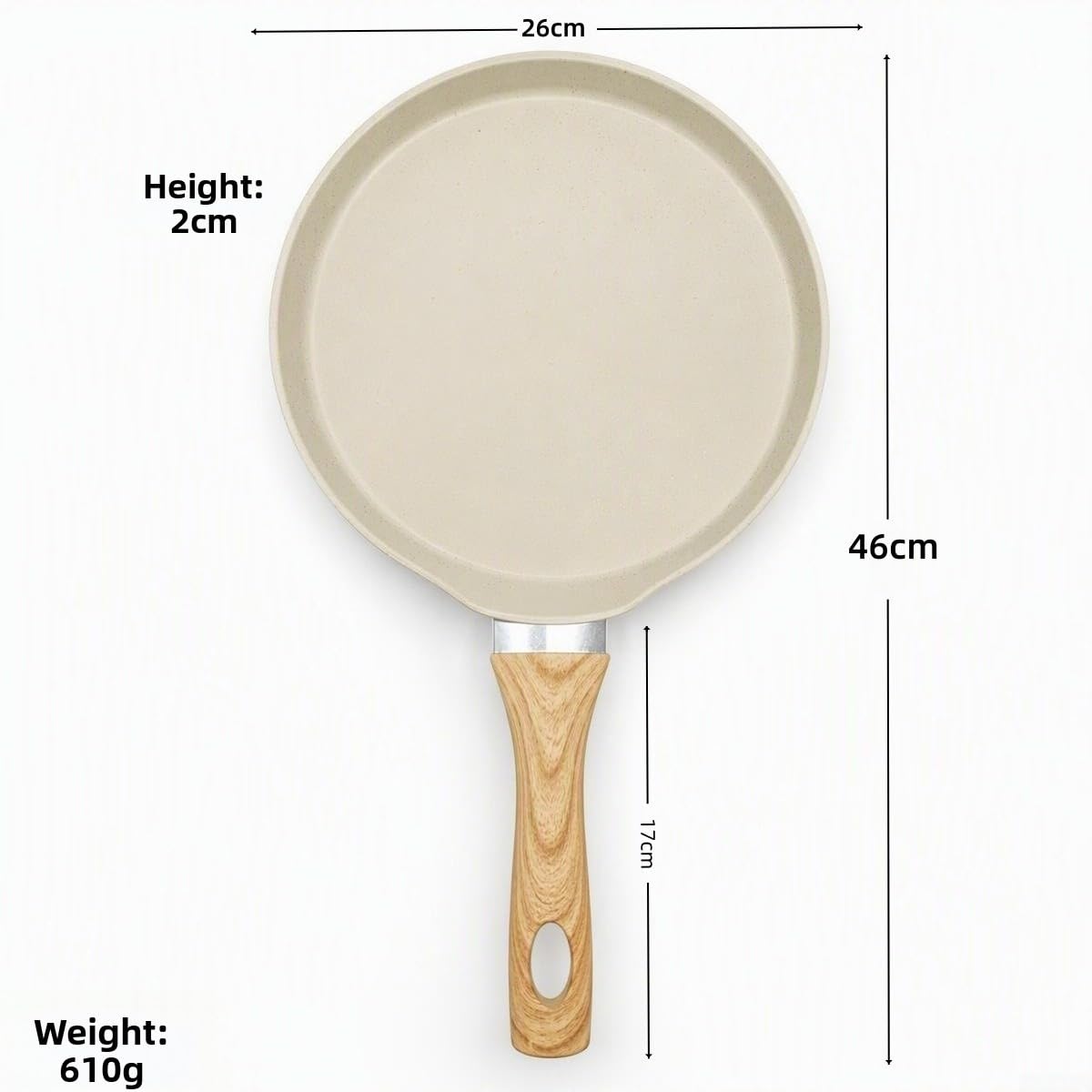 QOXEZY Set 3 Teglie Pizza 22-28cm Alluminio Rivestimento Pietra