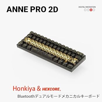 Amazon | Honkiya HEXCORE ANNE PRO 2D メカニカルキーボード