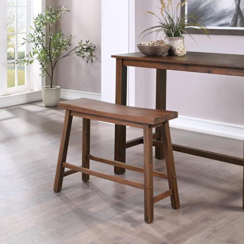 Image of Boraam Sonoma Bench, 9 inchD x 33 inchW x 24 inchH, Chestnut