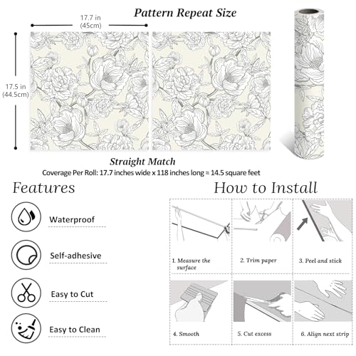 Papel tapiz floral bohemio para decorar la guardería del bebé 7