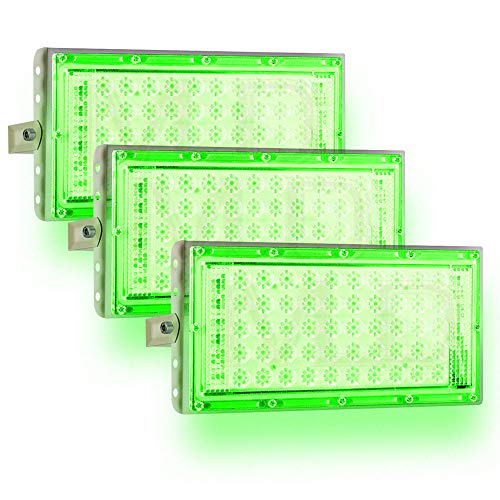 Image of MLD 10W Led Flood Light AC 220V Waterproof Brick focus Flood lights for indoor outdoor Lights | green | 10 Watt | Pack Of 3