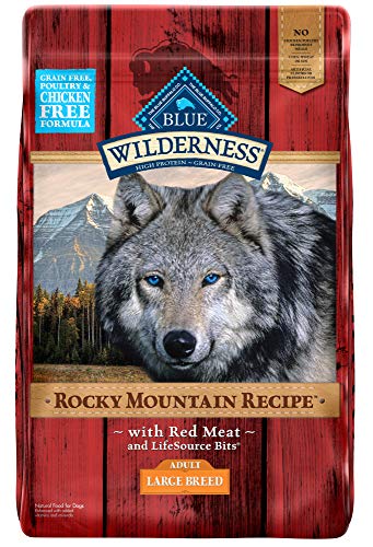 Blue Buffalo Wilderness Rocky Mountain Recipe High Protein Grain Free, Natural Adult Large