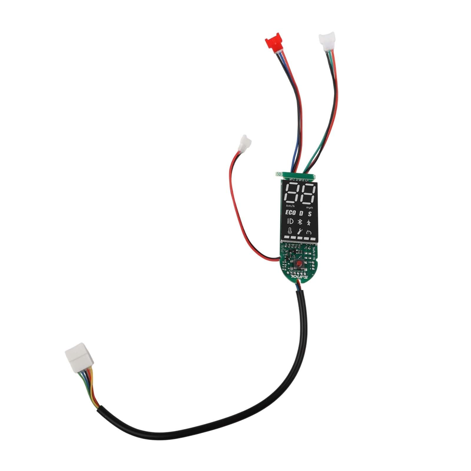 Kit de controlador de scooter eléctrico de 36 V, 500 W, 17 A, con salpicadero, acelerador y luces, compatible con scooters eléctricos de 10 pulgadas
