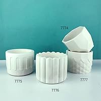 Vista 5 de Molde de silicona para macetas, moldes de hormigón, cilindro, resina epoxi, portavelas, soporte para bolígrafo, moldes de silicona, moldes