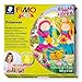 Produktbild Staedtler 8034 06 LY Fimo kids form&play Set Princess (superweiche, ofenhärtende Knete, kinderleichte Anleitung, wiederverschließbare Box, Set mit 4 Fimo Blöcken, 1 Modellierstab und 1 Spielkulisse)