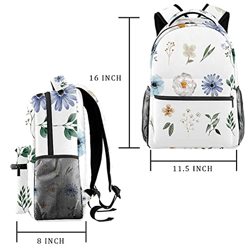 Sac à dos d'école primaire imprimé fleurs allégeant le poids des fournitures scolaires