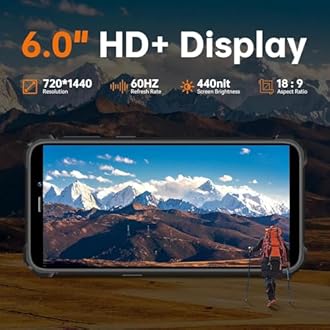 OUKITEL WP32 Rugged Phone - 12GB(4+8) RAM+128GB ROM Rugged Smartphone Android 13, 6 Inches 6300mAh IP68/IP69K Waterproof Mobile Phones Dual SIM 4G, 20MP+5MP Camera,OTG,NFC,GPS, Green