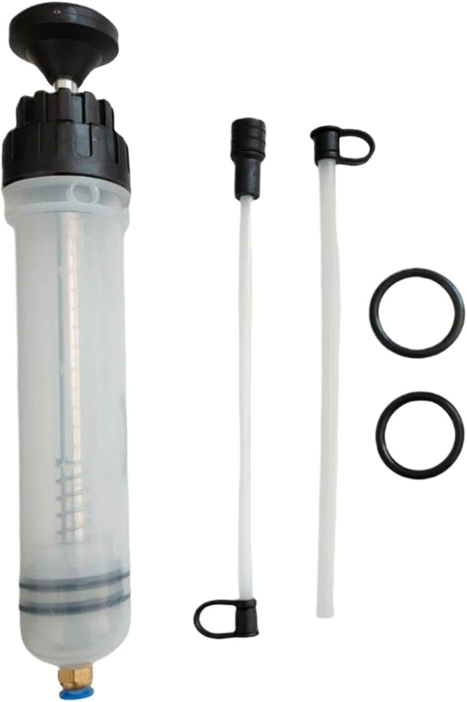 Car Oil Extractor Pump - Manual Fluid Transfer Syringe, 500cc Brake Oil Suction Pump, Automobile Fluid Extraction Tool, Multi-Purpose Syringe for Minivans Golf Carts Sedans Trucks Pickups RVs