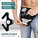 Fanwer Ostomy Belt Black Men & Women - Stealth Colostomy Belt for Ostomy Bag, Ostomy Wrap Abdomen, Ostomy Support Belt, Colostomy Bag Covers for Sport & Daily Life