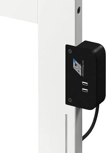 Miniatura 7 de AFI Madison - Cama de plataforma de madera de perfil bajo tamaño King color blanco