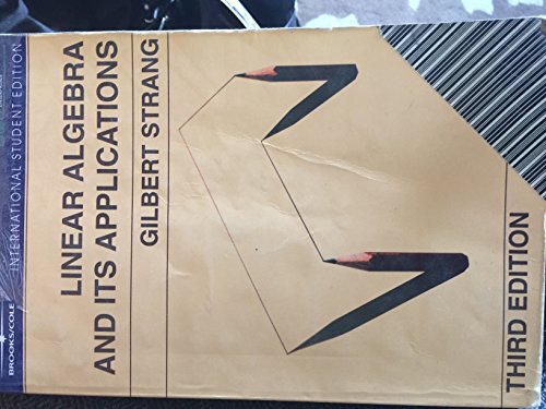 Linear Algebra and Its Applications (Third Inte... 9812438602 Book Cover