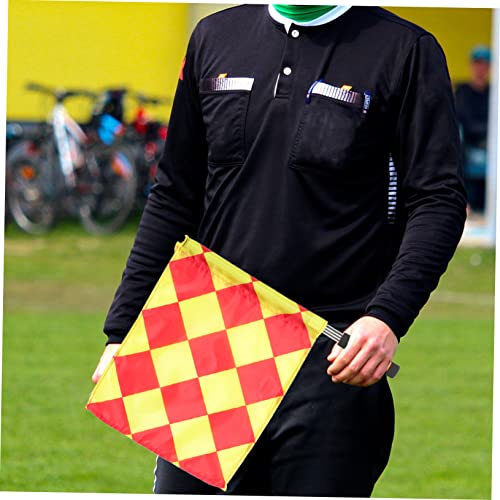 Banderines y silbato para árbitro de fútbol KOMBIUDA miniatura 4