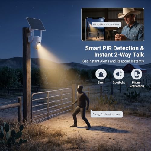 4G Cellular Security Camera Wireless Outdoor with 360 Day Free Data - image 5