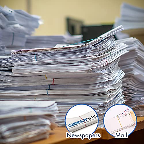 Lotfancy Multicolor Rubber Bands, 600Pcs 1.77” (45Mm) Elastic Durable Stretchy Colorful Rubber Bands For Tie Dye, Office Supplies #TOP5