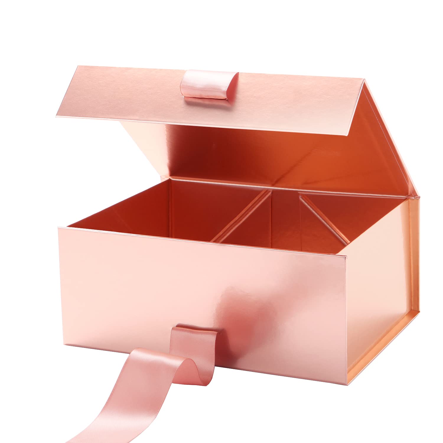 Buy Gift Box with Ribbon 9x6.5x3.8 Inches, Gift Box with Lid