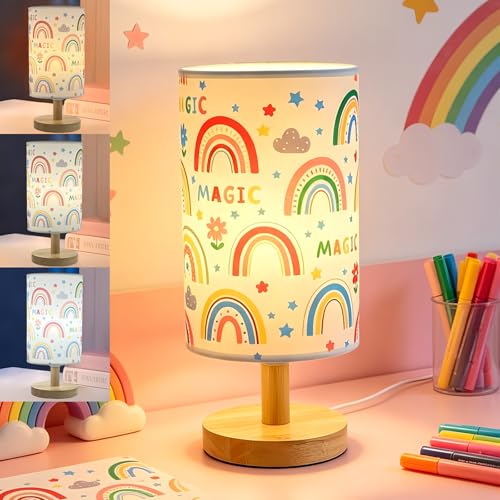 Rainbow Kids Bedside Table Lamp for Bedroom