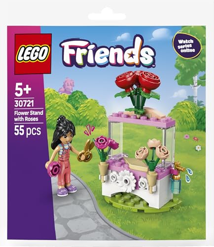 Image of LEGO 30721 Recruitment Bags Flower Stand with Roses (55 Pieces)