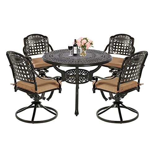 Stylish 5-Piece Patio Dining Set for Outdoor