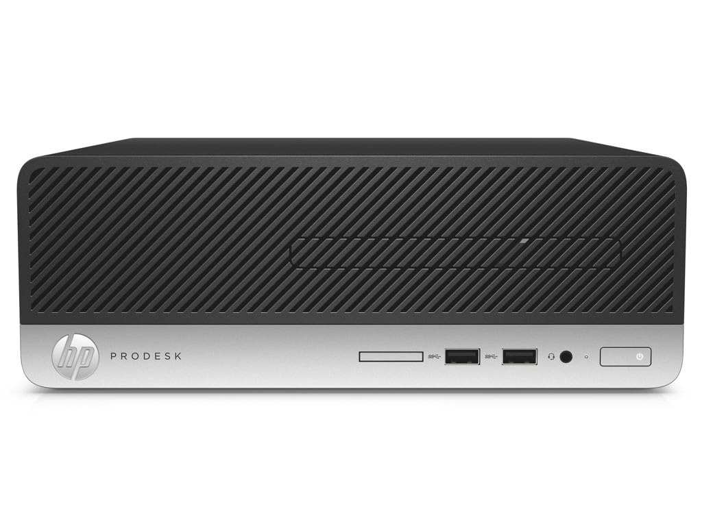 HP ProDesk 400 G5 SFF Ordenador de sobremesa, Intel Core i5-8500T, 8 GB de RAM, SSD de 256 GB, WiFi, Bluetooth, Teclado QWERTY Estadounidense, Windows 11 Pro (Reacondicionado).