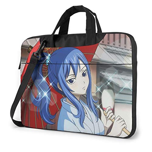 Fairy Tail Juvia Lockser: Bolsa para ordenador portátil  maletín de hombro  bolsas