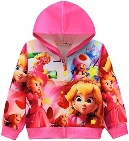 Super Game Hoodie Jacket Zip Hooded Boys Girls Sweatshirts 3D Print Cartoon Sweater Kids Coat Child Birthday Gift