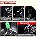 FirFiltr Universal Ghost Gear Shift Knob with 3 Threaded Adapters M8 M10 M12,Fits for Most Vehicles,Spooky Car Accessories Funny Gear Shifter Handle On Halloween (Ghost-White)