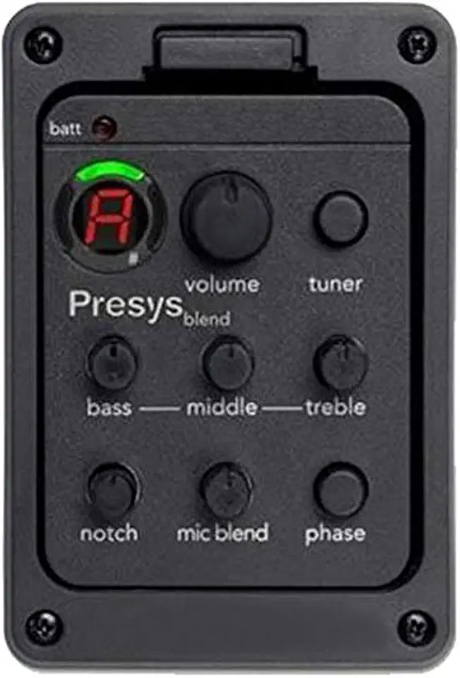 Captador Piezo Fishman 301, Sintonizador EQ de Pré-Amplificador de Violão