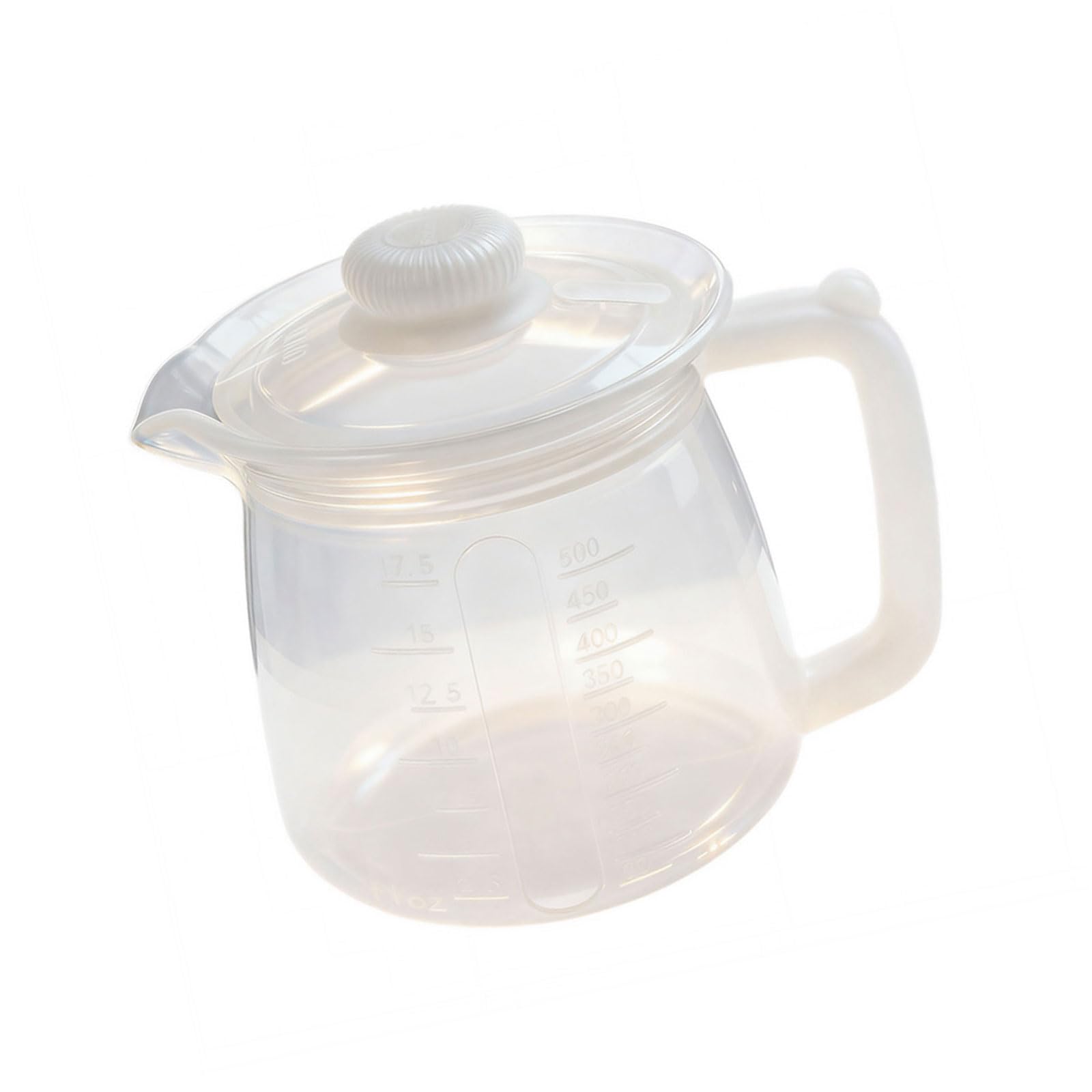 HDOYTXXM Shatterproof Coffee Maker Clear Silicone Jar Oven Dishwasher Safe for Kitchen and Outdoor Camping Silicone Jar