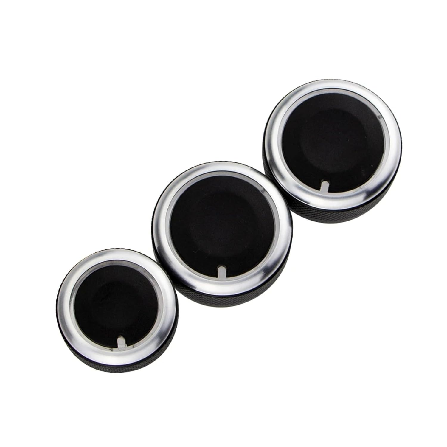 3Pcs/Set Car AC Air Conditioning Knob Heat Control Switch Knob Accessories AC Knobs for Mitsubishi Triton 2006-2014