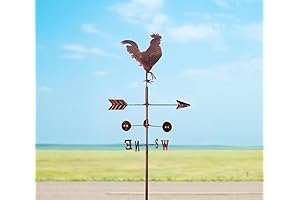 Metal Wind Vane for Yard and Garden Decor